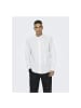 Only&Sons Langarmhemd in white