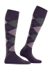 Burlington Marylebone Kniestrumpf in Wineberry