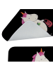 Mr. & Mrs. Panda Badematte Einhorn Vegan ohne Spruch in Schwarz