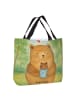 Mr. & Mrs. Panda Tote Bag Bär Baby Design ohne Spruch in Weiß