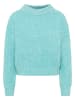 IZIA Damen Strickpullover in Türkis