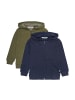 Minymo Kapuzensweatjacke MISweat in Grün