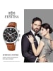 Festina Chronograph-Armbanduhr Festina Timeless Chronograph braun groß (ca. 44mm)