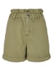 Urban Classics Urban Classics Damen Ladies Paperbag Shorts in khaki