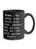 Mr. & Mrs. Panda Coffee Mug Spruch Mama Herz Gold mit Spruch in Schwarz