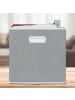 relaxdays 10x Faltbox in Braun - (B)30 x (H)30 x (T)30 cm
