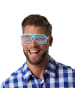 tectake Partybrille in Einheitsgröße, blau/weiß