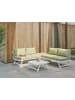 Beliani 2-tlg Lounge Set COCCORINO in Grün/Weiß