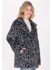 myMo Damen Coat in Blau Mehrfarbig