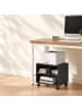 relaxdays Druckerständer in Schwarz - (B)30 x (H)35 x (T)40 cm