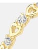 Vanlere Eternity-Ring aus 375 Gelbgold mit Zirkonia Herz-Design