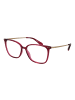 Polaroid Frauen Optische Fassungen Quadratisch Rose