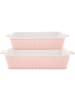 Greengate Auflaufform ALICE PALE PINK Rosa Rechteckig 2er Set