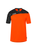 Kempa Trainings-T-Shirt Athletics 29 in fluo orange/schwarz