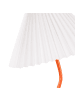 Beliani Tischleuchten ALWERO in Orange/Weiß - (W) 30 x (H) 48 x (L) 30 cm