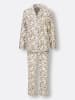 WITT WEIDEN Pyjama in champagner-mittelblau-bedruckt