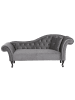 Beliani Chaiselongue LATTES in Grau - (W) 188 x (H) 87 x (L) 59 cm