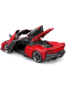 Bburago Ferrari F80 Modellauto 1:24 rot mit beweglichen Türen in rot