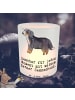 Mr. & Mrs. Panda Kerzenhalter Berner Sennenhund Moment mit Spruch in Transparent