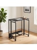 relaxdays Schreibtisch "klappbar" in Schwarz - (B)60 x (H)75 x (T)50 cm