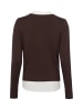 comma Strick-Blusenshirt in schlamm - 0002