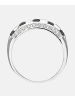 Diamant L'éternel Eternity-Ring aus 375 Weißgold mit Diamant mit Saphir
