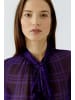 Oui Schluppenbluse in dk violett violett
