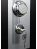 MCW Feuerfester (60min) Tresor L48 Doppelbolzenverriegelung, 44kg, Grau