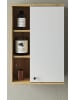 Furn.Design Hängeschrank weiß, Evoke Eiche, Badschrank hängend, 51 x 75 cm