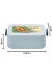 Mr. & Mrs. Panda MEPAL Bentobox Otter Kind Design mit Spruch in Blau Pastell