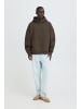 BLEND Kapuzenpullover Kängurutasche Langarm Casual in Braun