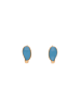 faina Women Earrings in Rose Gold Turquoise