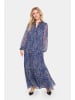 SAINT TROPEZ Kleid ValerieSZ Gerade Passform in Midnight Sail Water Strokes