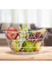 relaxdays Obstkorb in Weiß - (B)28 x (H)14,5 x (T)28 cm