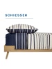 Schiesser Jersey-Elasthan-Spannbettlaken Elli in Dunkelblau