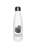 Mr. & Mrs. Panda Trinkflasche Edelstahl Stinktier  mit Sp... in Weiß