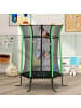 HOMCOM Kindertrampolin in Grün 163,5L x 163,5B x 190H cm