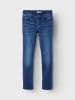 name it Jeans slim fit in dark blue denim