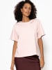 SASSYCLASSY T-Shirt mit LA DOLCE VITA Print in Rosa