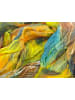 styleBREAKER Loop mit Feder Muster in Bunt