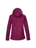 Killtec KOS 122 WMN SFTSHLL JCKT FLORAL in Rot4542