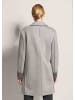 MADELEINE Modische Longjacke aus Baumwollmix in graphit / silbergrau / melange