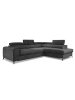 MF Design Lauryn Recamiere Rechts in Anthrazit -  (L) 205 x (B) 278 x (H) 92 cm
