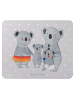 Mr. & Mrs. Panda Mauspad Koala Familie ohne Spruch in Grau Pastell