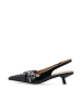 Bianco Slingbacks in BlackPatent