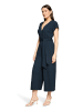 Betty Barclay Jumpsuit mit Bindegürtel in dunkelblau