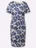 WITT WEIDEN Druckkleid in royalblau-marine-bedruckt