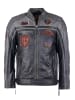TOP GUN Lederjacke 31024850 in black/anthra