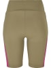 Urban Classics Cycling Short in khaki/brightviolet