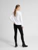 SELECTED FEMME Longsleeve Shirt Basic Sweater SLFSTANDARD Dünner Pullover in Weiß